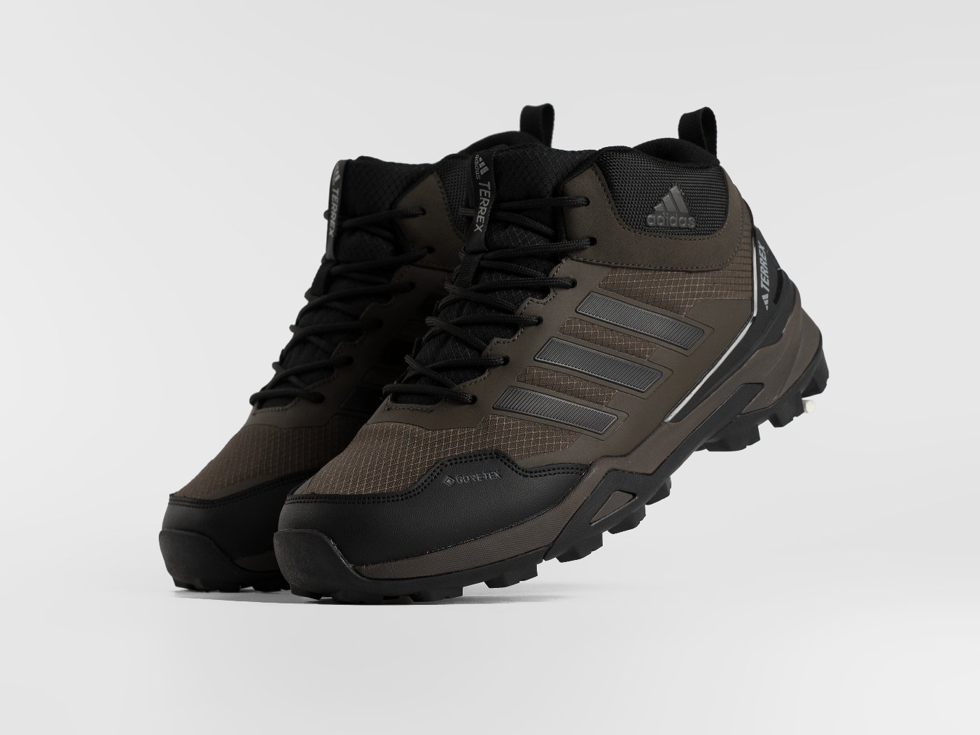 Зимние Кроссовки Adidas Terrex AX4 Mid цвет Коричневый, фото 1