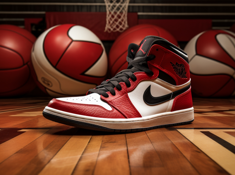 Nike Jordan 1: модель в стиле баскетбола