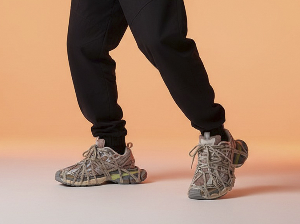 С какими штанами носят массивные оверсайз кроссовки 