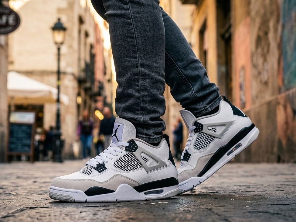 Как выглядеть стильно в Nike Air Jordan 4 в 2026 году