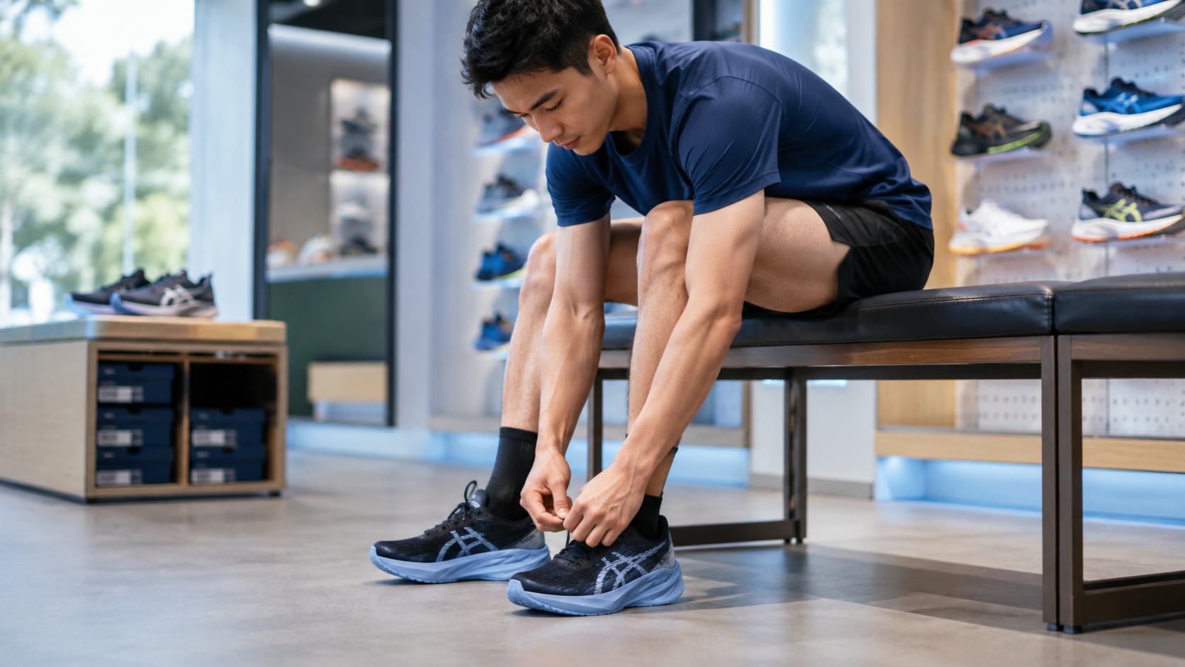Примерка ASICS Novablast 3 и проверка посадки