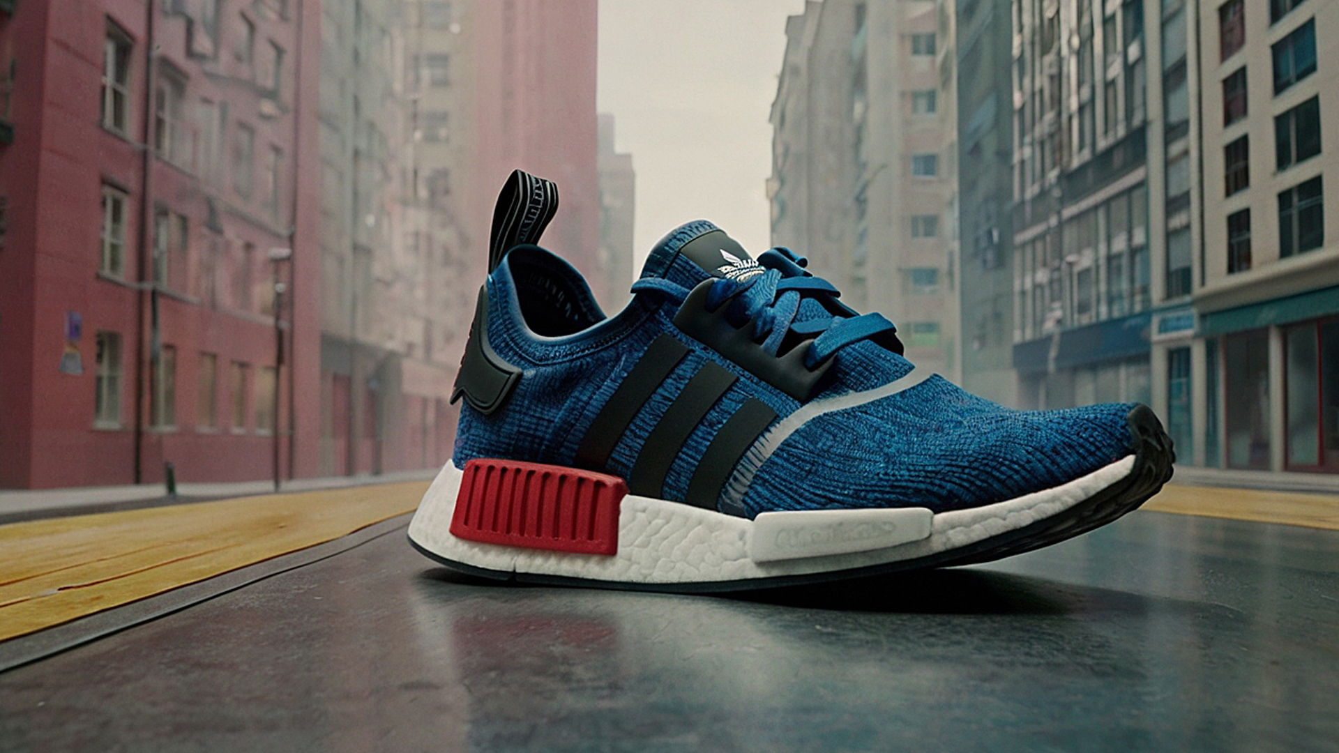 Стильные кроссовки Adidas Nmd R1 c Boost технологией