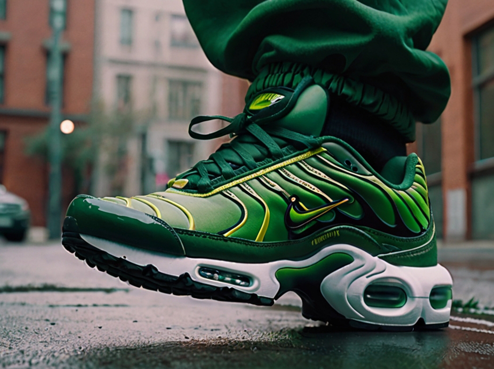 Яркие кроссовки Air Max Plus Tn с необычным дизайном