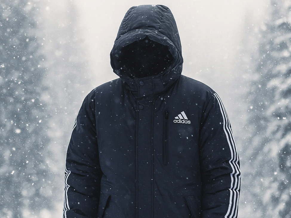Короткий или длинный пуховик Adidas — что удобнее зимой в городе